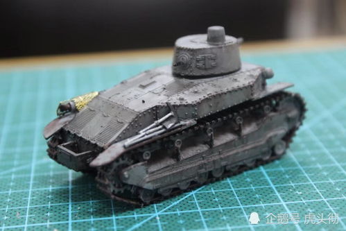模匠之心 系列之四 72比例八九式中型坦克早期型模型制作赏析