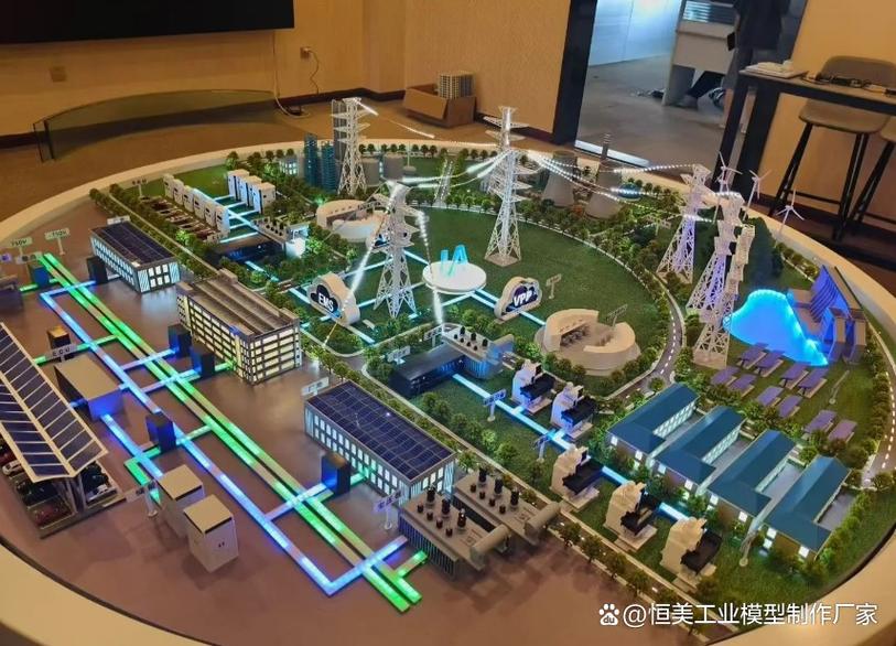 储能沙盘模型来图定制 按系统方案呈现整体布局，精准落地模型制造