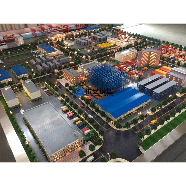 优艺制造 以匠心沙盘模型，赋能大型智慧综合物流港口新图景